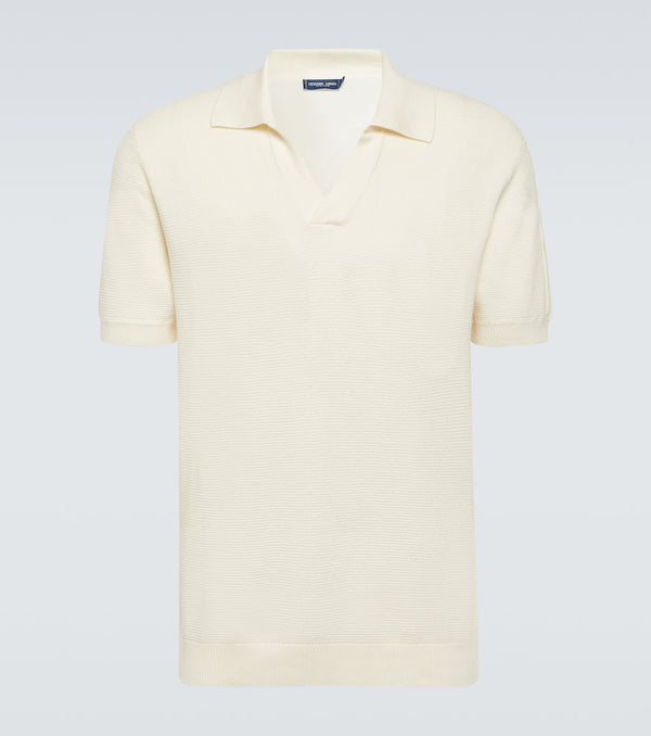 Frescobol Carioca Rino cotton and silk polo shirt