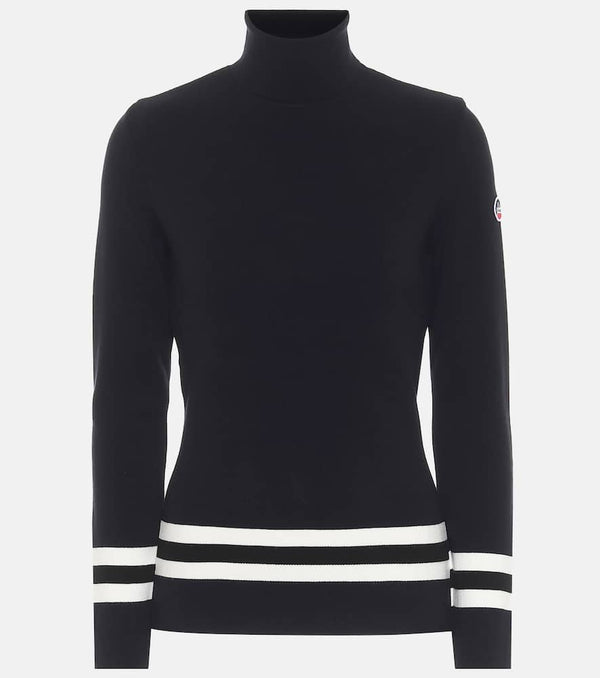 Fusalp Judith striped turtleneck sweater