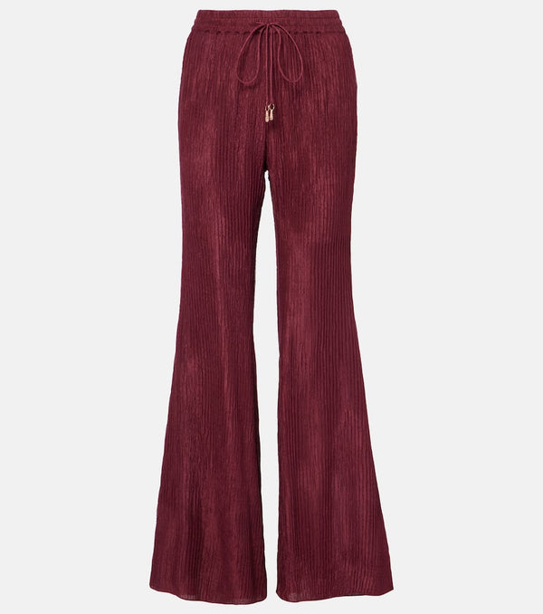 Gabriela Hearst Claude silk flared pants