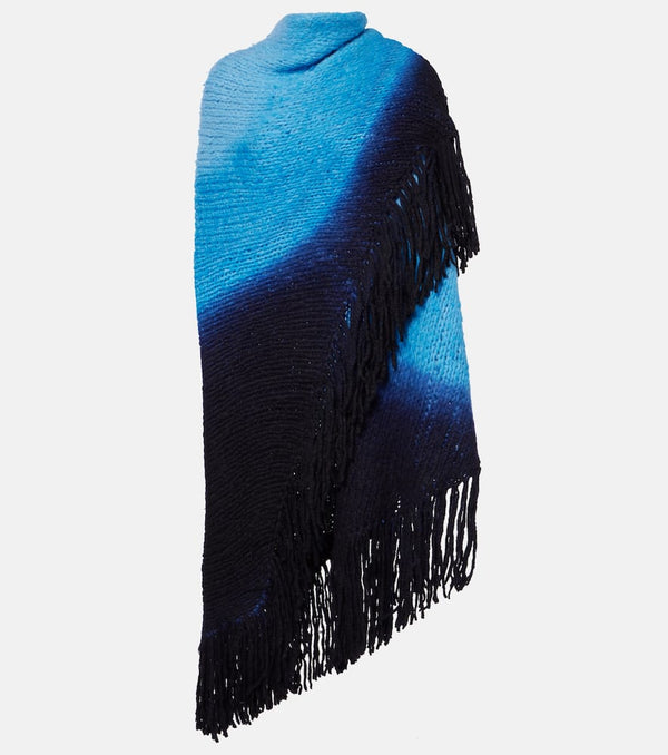 Gabriela Hearst Lauren fringed ombré cashmere shawl