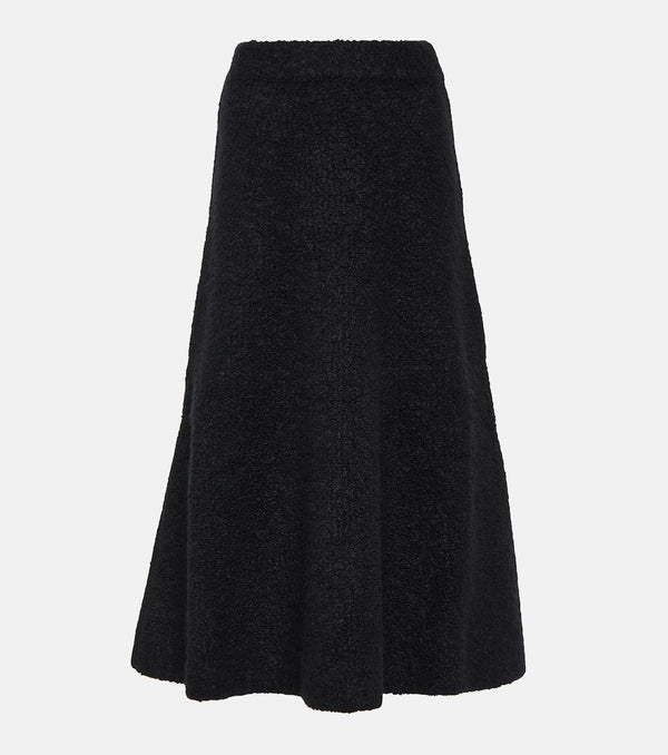 Gabriela Hearst Pablo wool and silk bouclé midi skirt