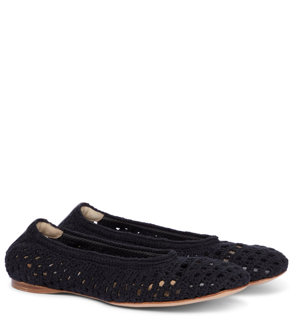 Gabriela Hearst Plato knit ballet flats