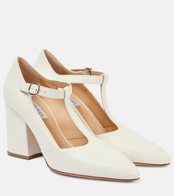 Gabriela Hearst Triana 85 leather pumps