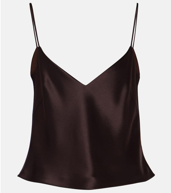 Galvan Ischia satin camisole