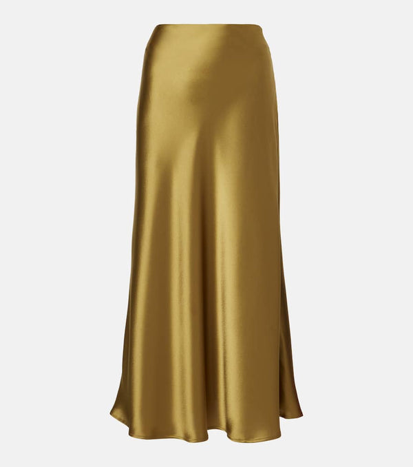 Galvan Valletta satin slip skirt