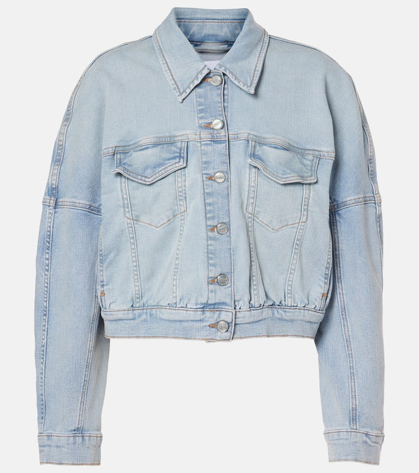 Ganni Cropped denim jacket