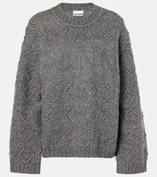 Ganni Wool and cotton sweater