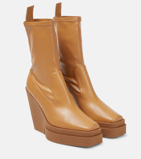 Gia Borghini Gia 15 faux leather ankle boots