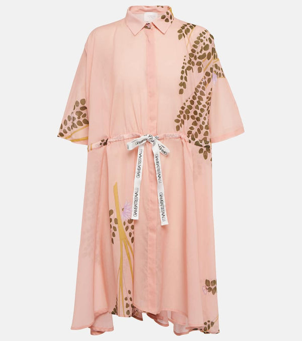 Giambattista Valli Printed silk shirt dress