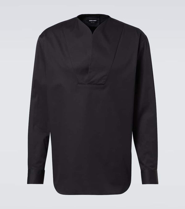 Giorgio Armani Cotton twill shirt