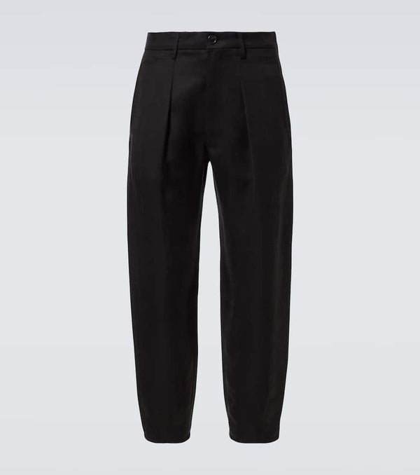 Giorgio Armani Mid-rise wide-leg pants