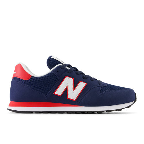 New Balance Men's 500 in Blue/Red/White Synthetic, 