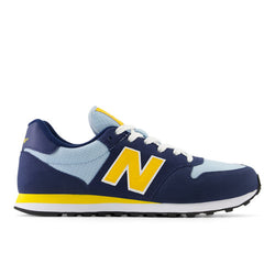 New Balance Men's 500 in Blue/Orange/White Synthetic, 