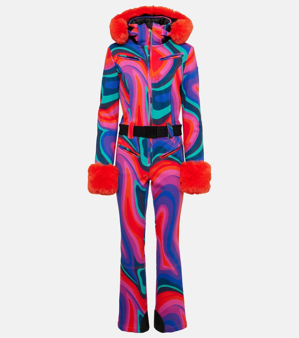 Goldbergh La Fête faux fur-trimmed ski suit