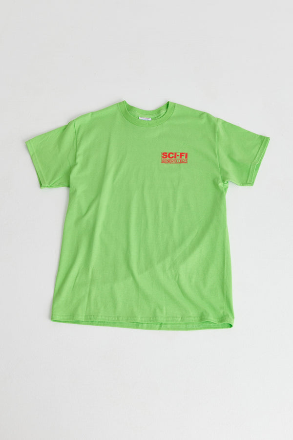 Sci-Fi Fantasy Generic Tech Tee Lime