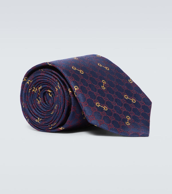 Gucci GG silk jacquard tie