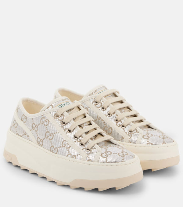 Gucci Tennis 1977 GG Canvas platform sneakers