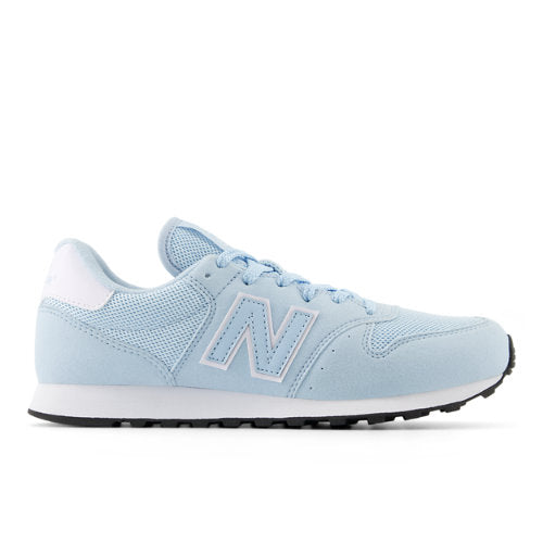 New Balance Women's 500 in Blue/White Synthetic, Narrow