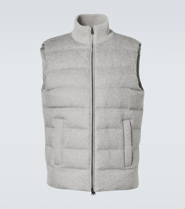 Herno Silk and cashmere down vest