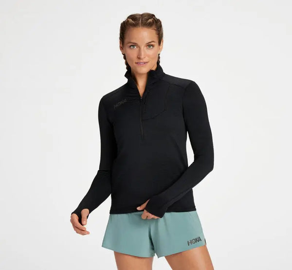 HOKA 1/2 Zip Black