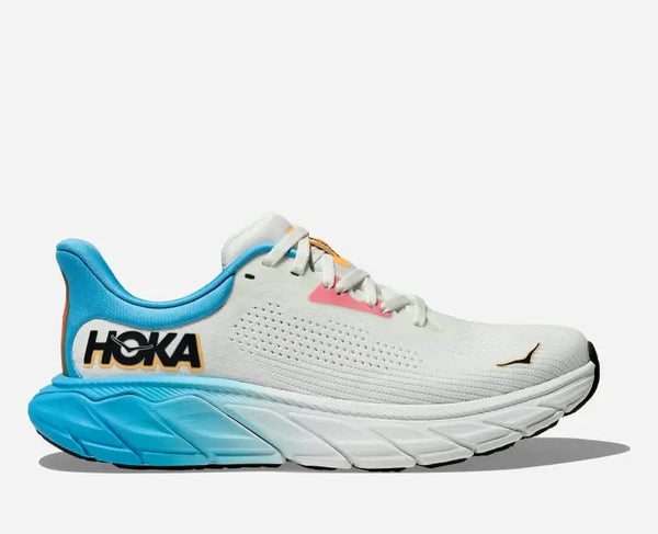 HOKA Arahi 7 Road Running Shoes Blanc De Blanc Swim Day