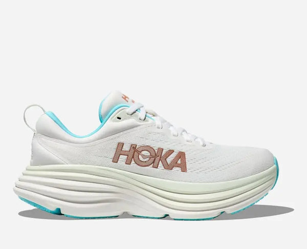 HOKA Bondi 8 Road Running Shoes Frost Rose Gold