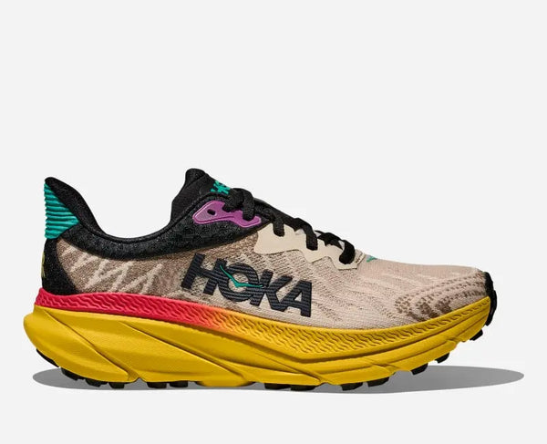 HOKA Challenger 7 Road Running Shoes Oatmeal Zest