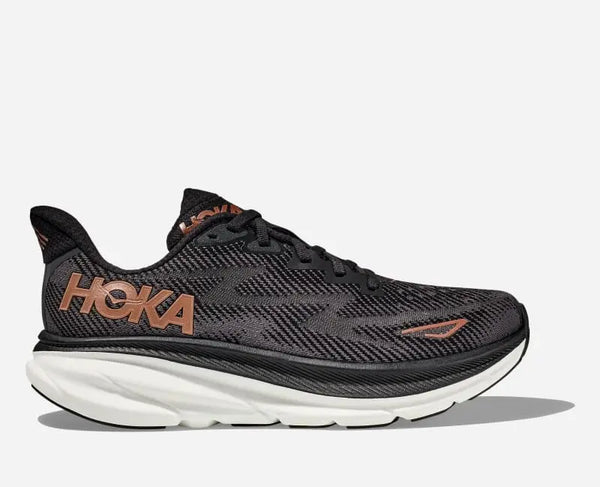 HOKA Clifton 9 Road Running Shoes Black Copper