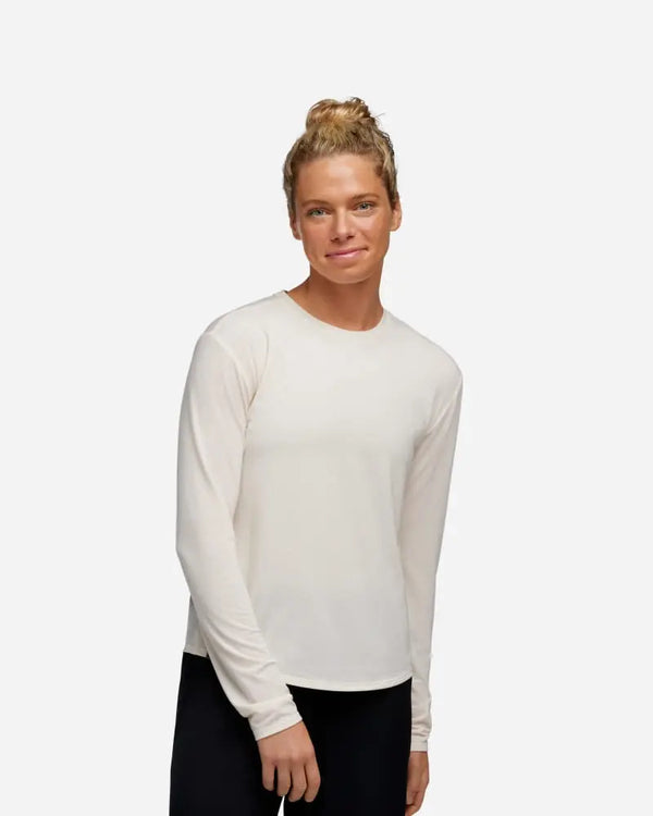 HOKA Essential LS T-Shirt Eggnog