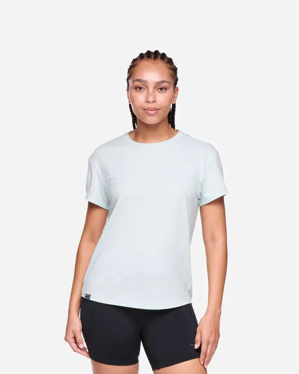 HOKA Essential T-Shirt Aqua Breeze Htr