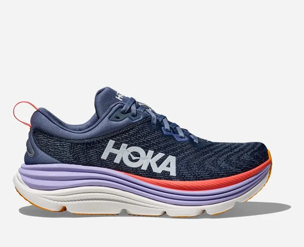 HOKA Gaviota 5 Road Running Shoes Anchor Grapefruit