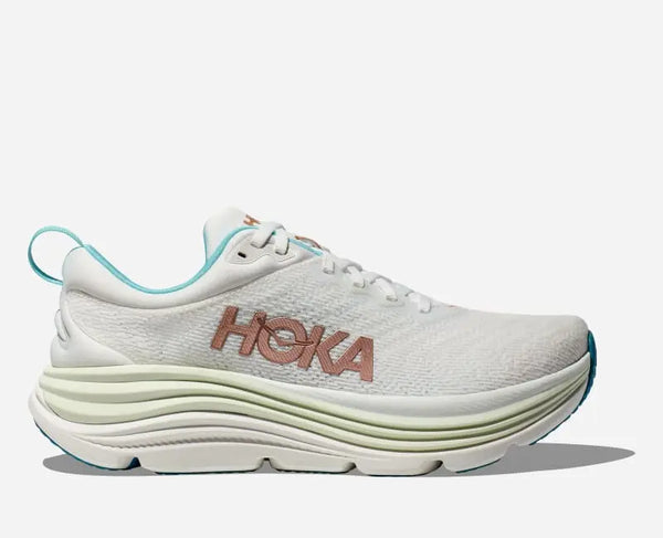 HOKA Gaviota 5 Road Running Shoes Frost Rose Gold