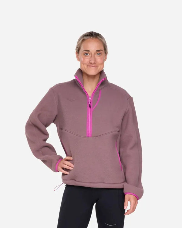 HOKA Ridgetop Half-Zip Fleece Smokey Quartz