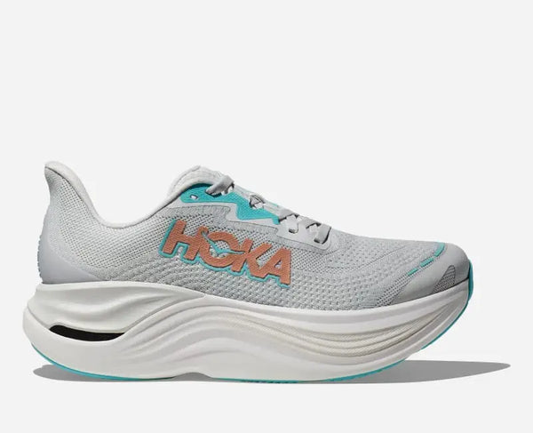 HOKA Skyward X Road Running Shoes Cosmic Grey Rose Gold