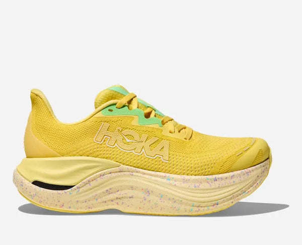 HOKA Skyward X Road Running Shoes Lemonade Sunlight