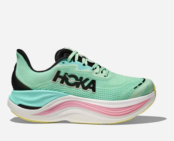 HOKA Skyward X Road Running Shoes Mint Fluorite Blue Spark