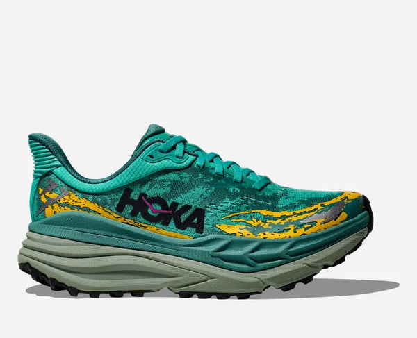 HOKA Stinson 7 Trail Shoes Electric Aqua Oceanic