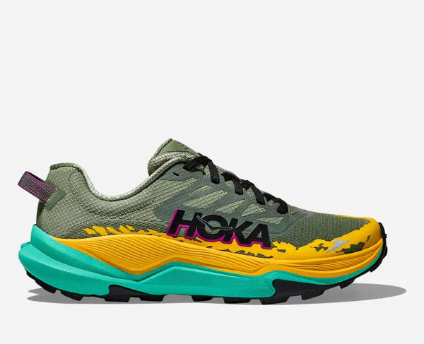 HOKA Torrent 4 Trail Shoes Succulent Electric Aqua