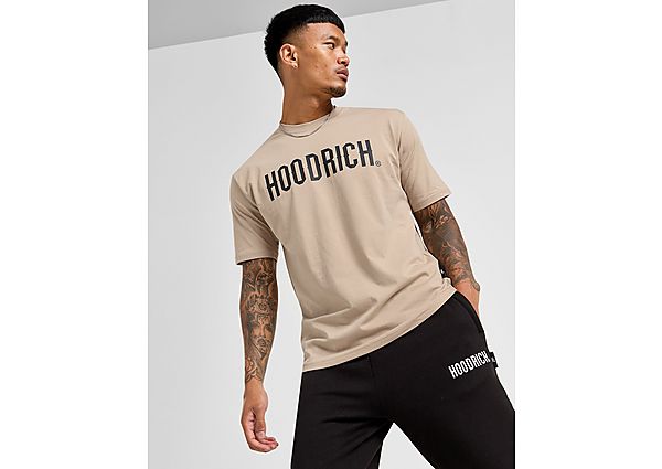 Hoodrich Core Large Logo T Shirt  Brown