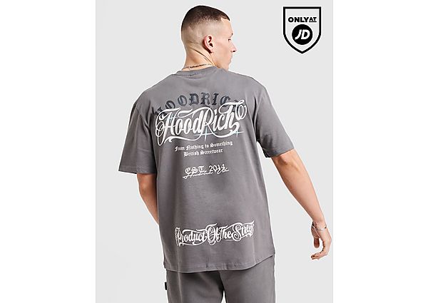 Hoodrich Legacy Oversized T Shirt  Grey