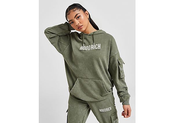 Hoodrich Peak Wash Hoodie  Green