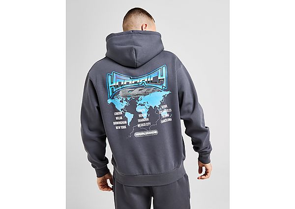 Hoodrich Worldwide Overhead Hoodie  Navy