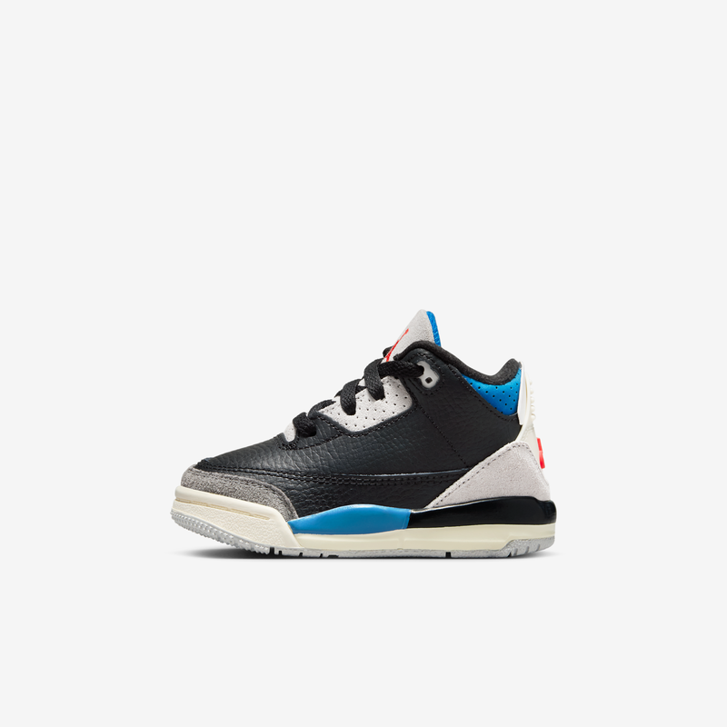 Tenis para bebé e infantil Jordan 3 Retro "Rare Air" Negro