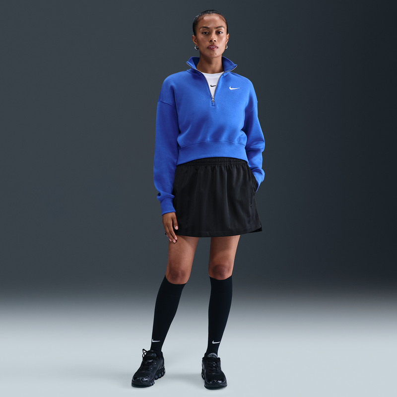 Falda De Jacquard A Rayas Para Mujer Nike Sportswear Negro