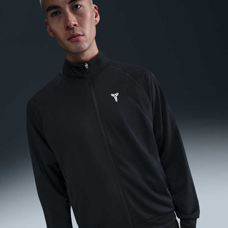 Chamarra Dri-Fit De Tejido Knit Kobe Negro