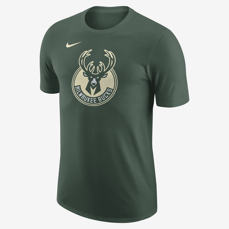 Playera Nike de la NBA para hombre Milwaukee Bucks Essential Verde