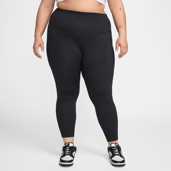 Nike Talla Grande Leggings De Tiro Alto De 7/8 Con Bolsillos Para Mujer One Negro