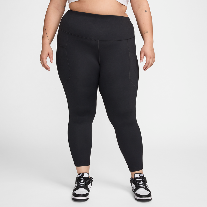 Nike Talla Grande Leggings De Tiro Alto De 7/8 Con Bolsillos Para Mujer One Negro