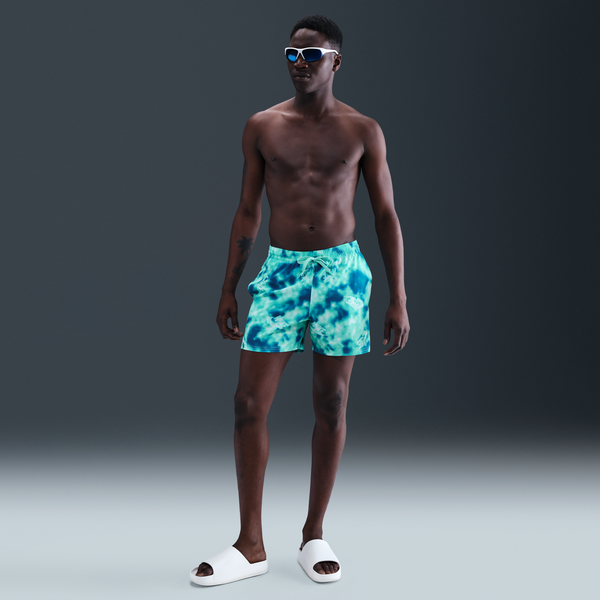 Shorts Volley De 13 Cm Con Forro Completo Nike Swim Breaker Para Hombre Verde