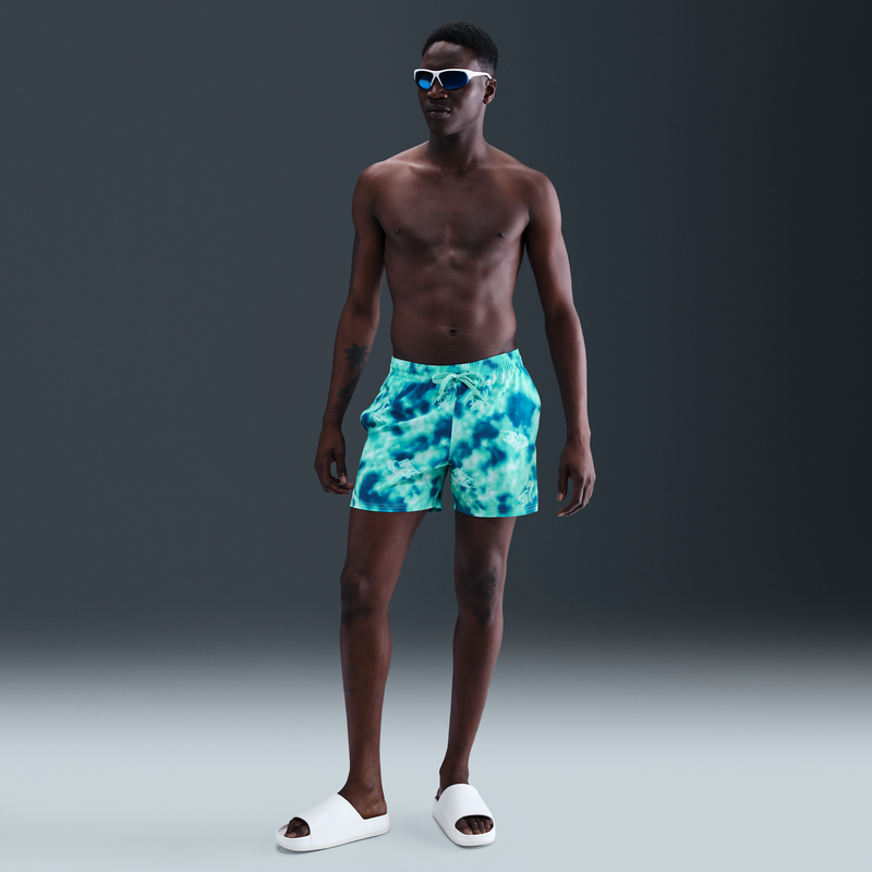 Shorts Volley De 13 Cm Con Forro Completo Nike Swim Breaker Para Hombre Verde